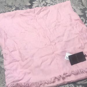 Baby pink Gucci scarf